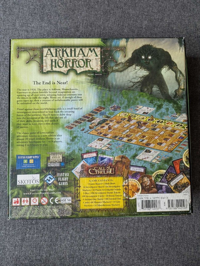 Fantasy Flight Games Arkham Horror Board Game - photo 3