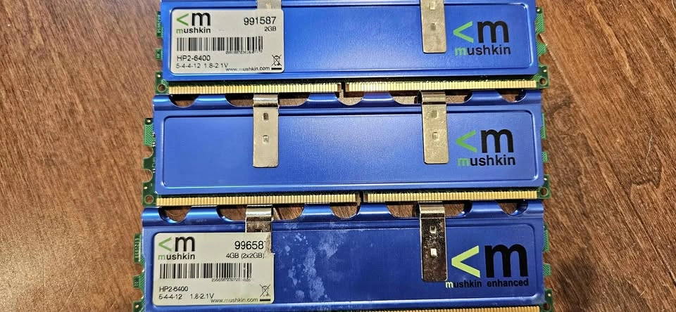DDR2 RAM 6GB Mushkin HP2-6400