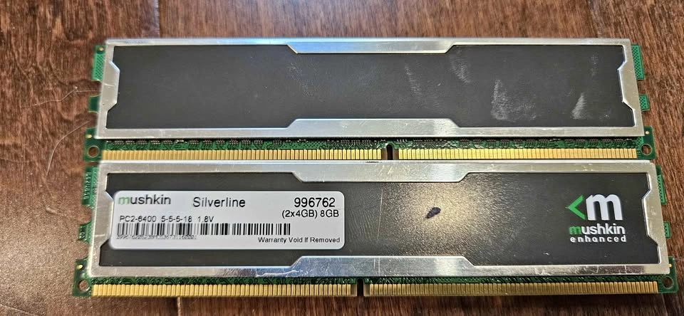 DDR2 RAM 8GB Mushkin Silverline