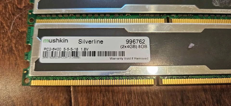 DDR2 RAM 8GB Mushkin Silverline - photo 2