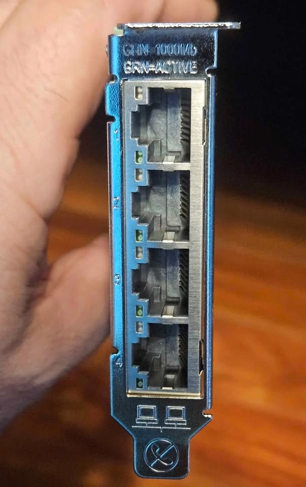 4 Port Gigabit Ethernet PCIe Card (3 available) - photo 2