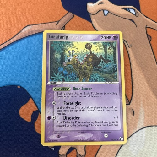 2006 POKEMON EX LEGEND MAKER #16/92 GIRAFARIG RARE LP