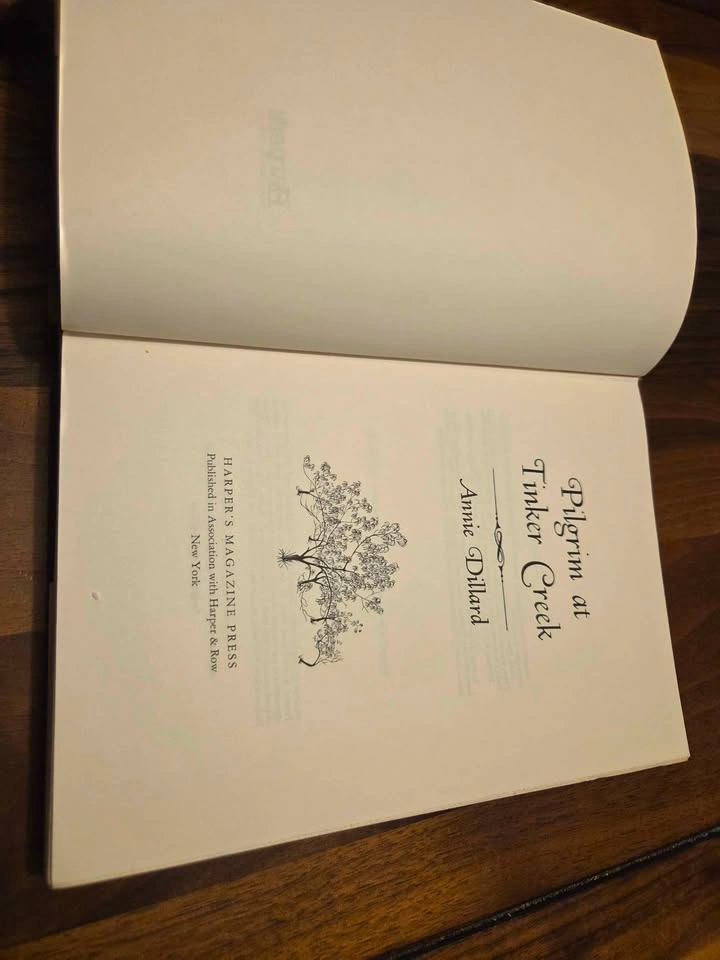 Pilgrim at Tinker Creek - Annie Dillard 1974 First Edition - photo 2