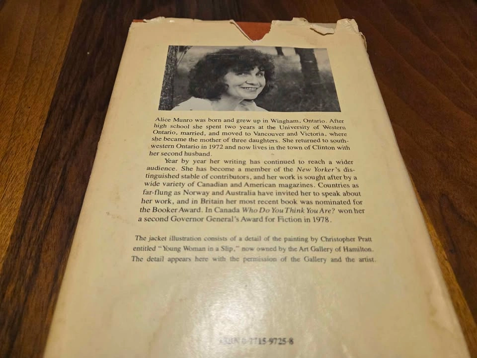 The Moons of Jupiter - Alice Munro 1982 First Edition - photo 2
