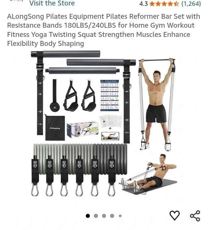Resistance Band Set with Bar (info in photos) - photo 4