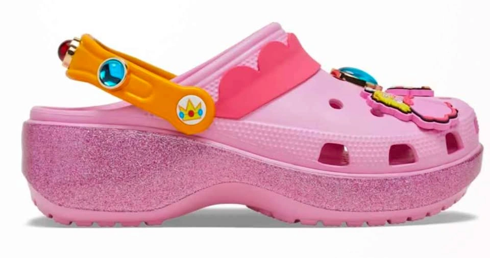 NEW! Crocs Super Mario Princess Peach Classic Clog - photo 5