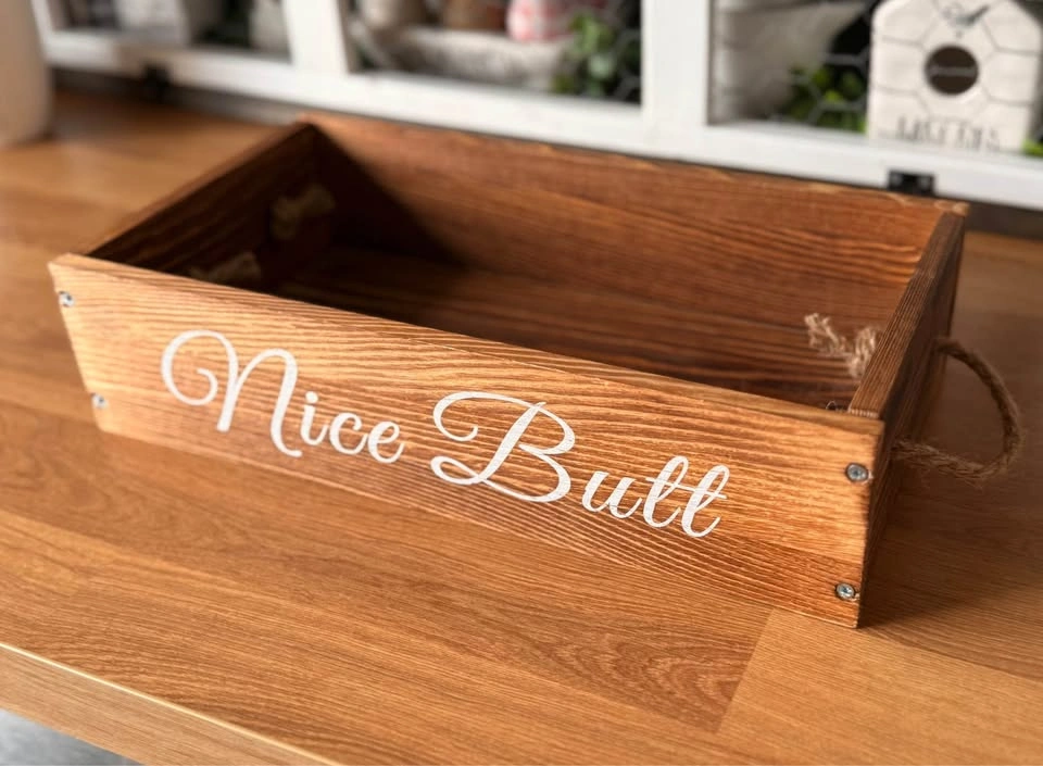 Wooden Bath Storage Organizer Box - photo 3