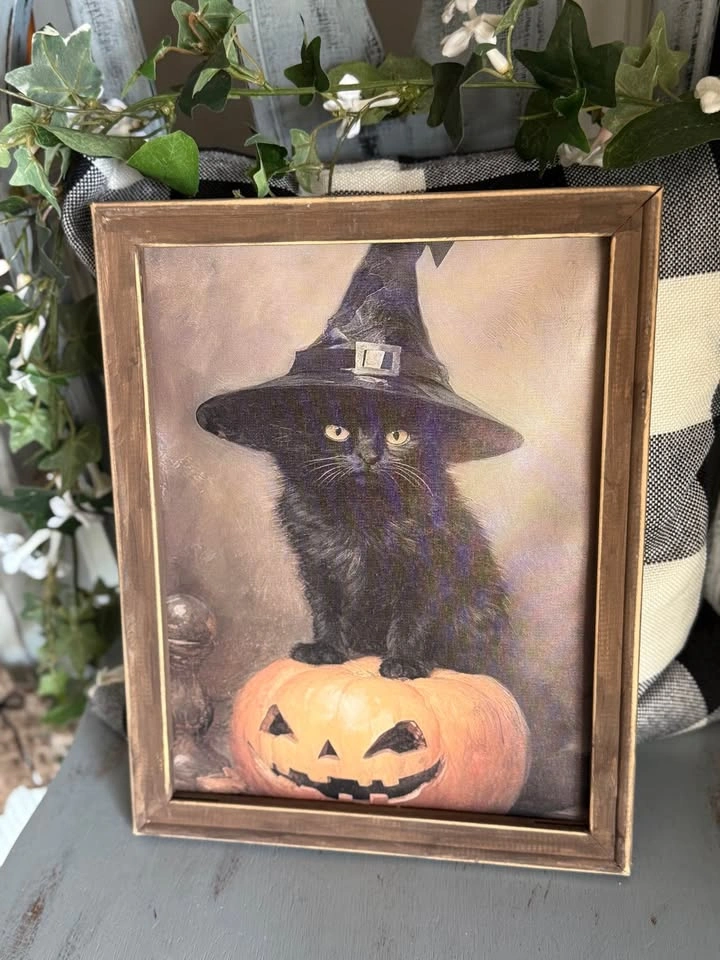 Rustic Farmhouse Ghost Canvas Fall Decor 11x14” ($15/each) - photo 2