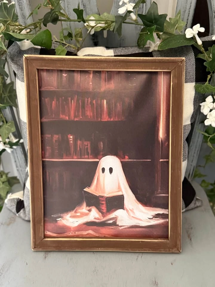 Rustic Farmhouse Ghost Canvas Fall Decor 11x14” ($15/each) - photo 4
