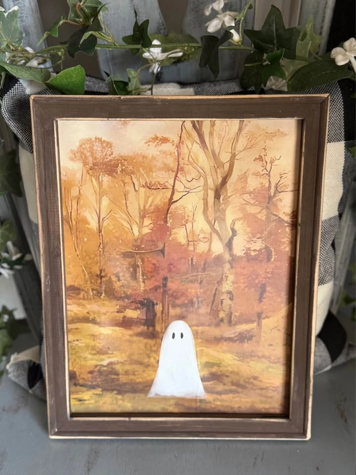 Rustic Farmhouse Ghost Canvas Fall Decor 11x14” ($15/each) - photo 4