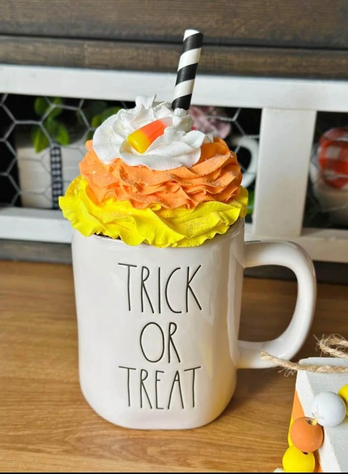 Trick or Treat Mug with Topper