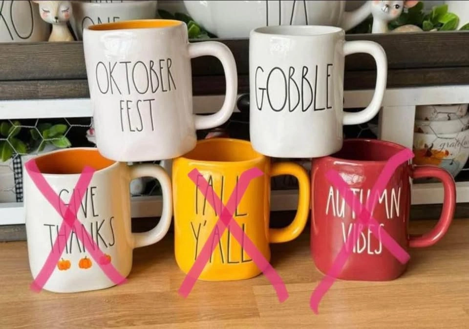 Rae Dunn Fall Mugs ($8/each) - photo 2