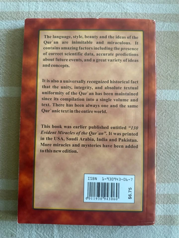 160 Miracles and Mysteries of the Qur'an by Dr. Mazhar Kazi - photo 2