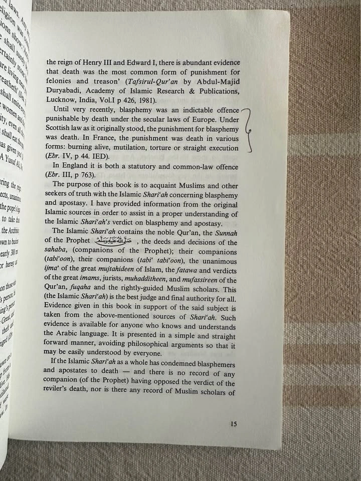 Verdict of Islamic Law on Blasphemy & Apostasy by Mohammad Asrar - photo 3
