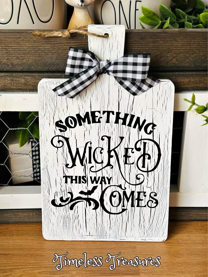 Rustic Cutting Board Sign