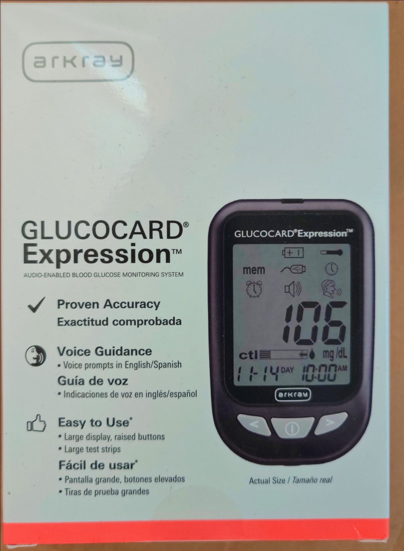 NEW Arkray Glucocard Expression Blood Glucose Monitor
