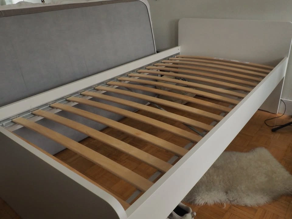 IKEA VIHALS Twin Bed Frame + Slatted Base - White - photo 2