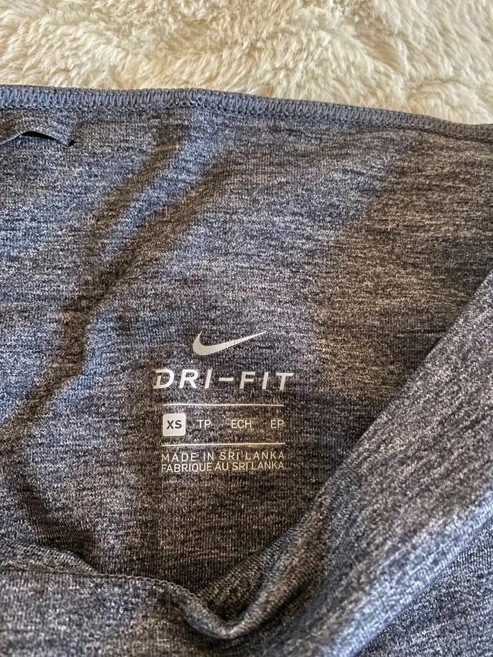 Nike Dri-FIT Grey Colourblock Leggings XS - photo 5