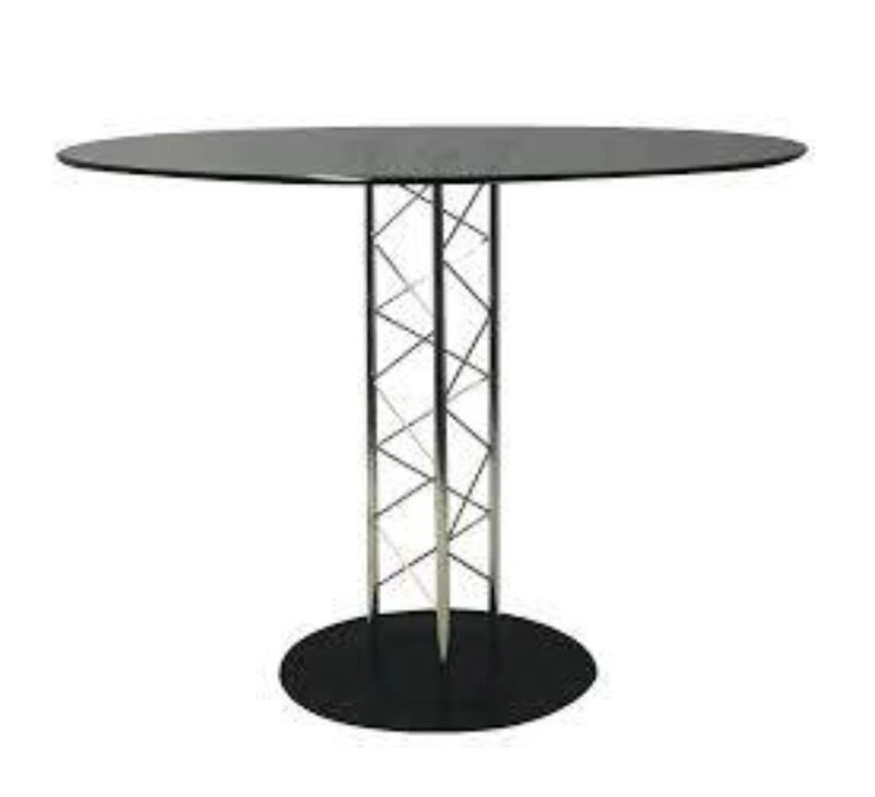 Italian Glass & Chrome Round Table - photo 2