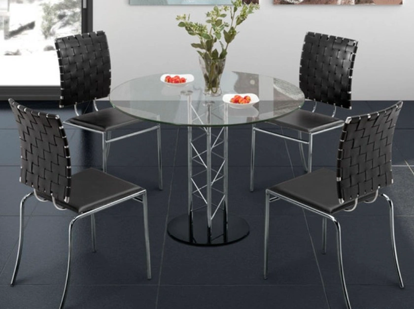 Italian Glass & Chrome Round Table - photo 3