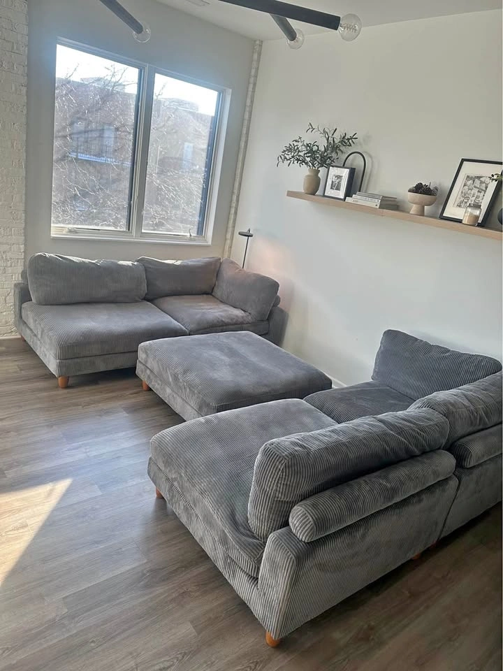 Oversized Corduroy Couch