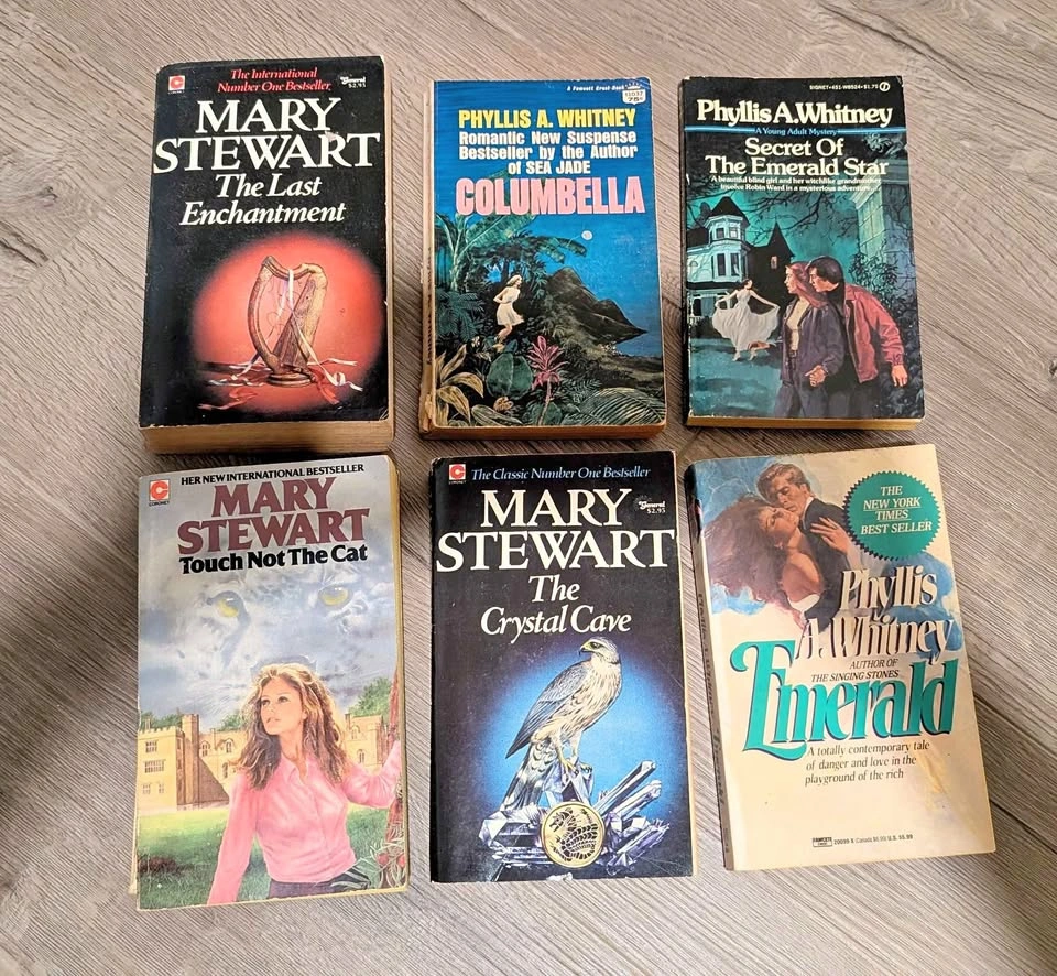 VINTAGE Mary Stewart and Phyllis A. Whitney Paperback Books