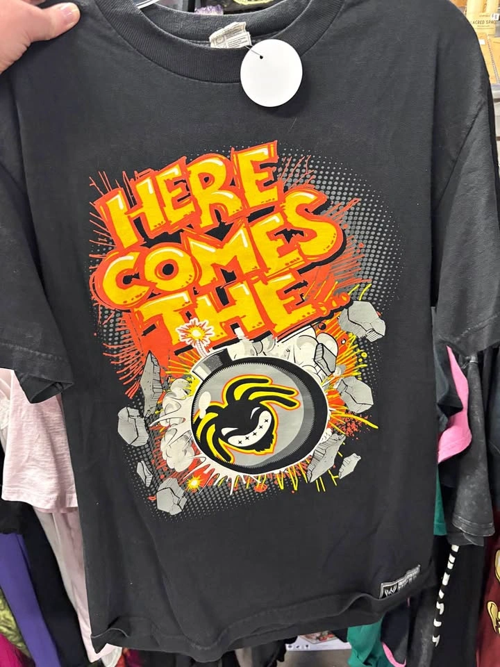 WWE Kofi Kingston here comes the boom shirt