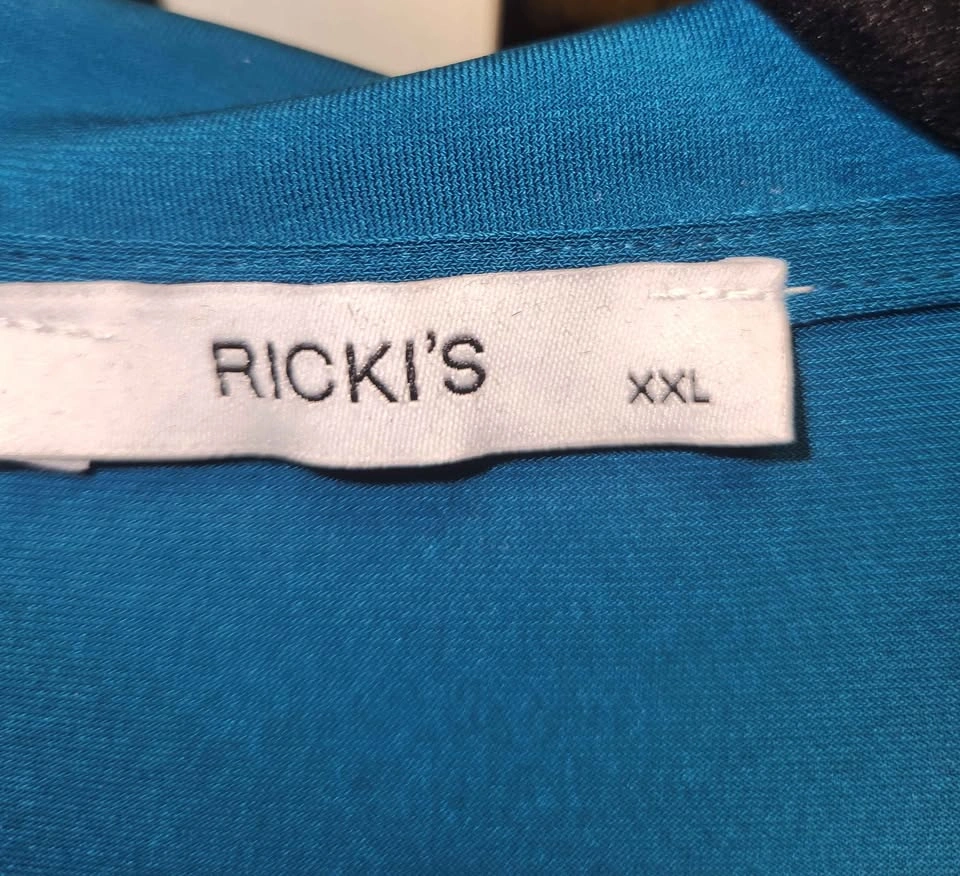 Ricki's Teal Wrap Dress XXL - photo 3