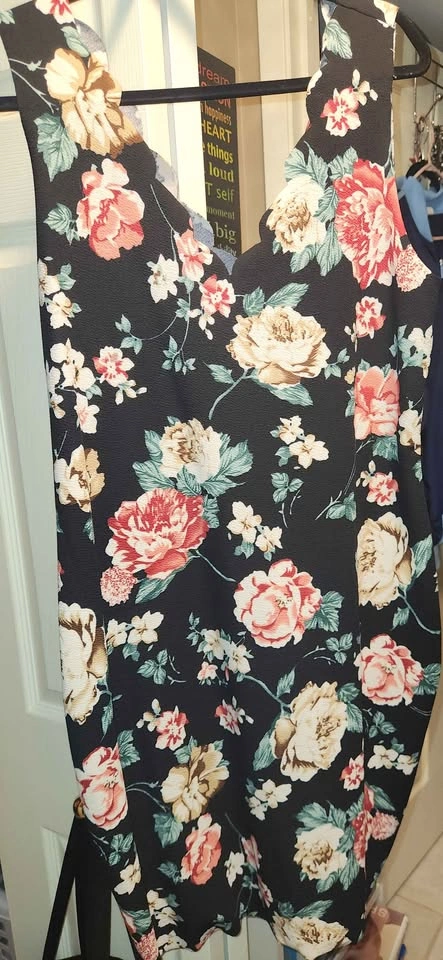 Shein Floral Scalloped Neckline Dress - photo 3