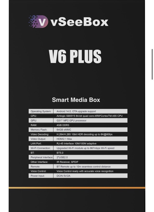 vSeeBox V6 Plus Media Streaming Box | Authorized Dealer - photo 5