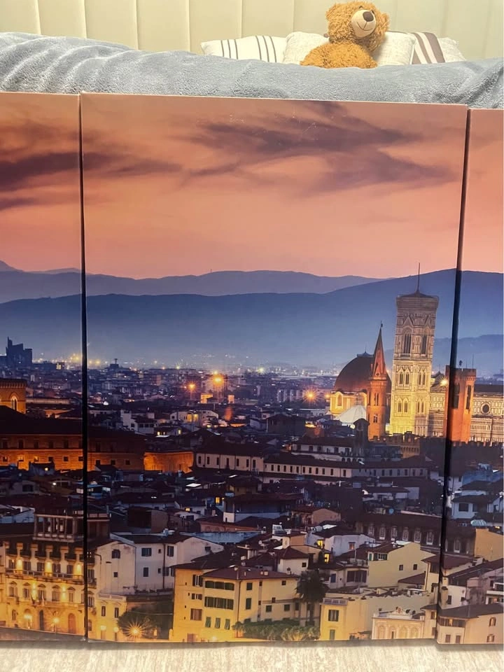 3 picture canvas with frame - photo 3