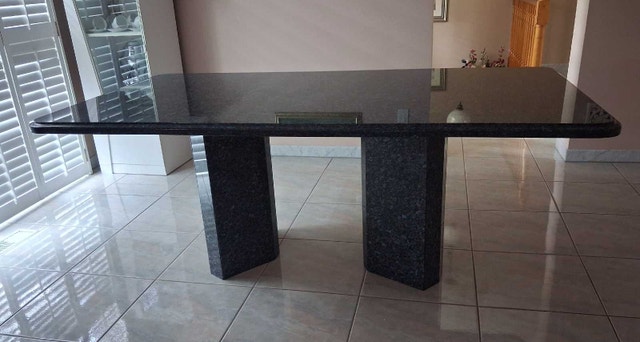 Granite Blue Pearl Dining Table