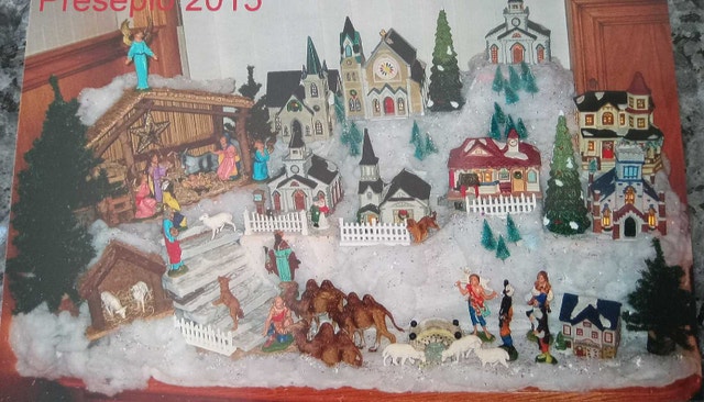 Christmas Nativity Village Display