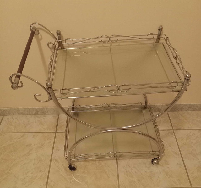 Chrome Serving Cart - photo 2