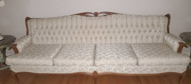 Vintage Sofa and Armchair Set