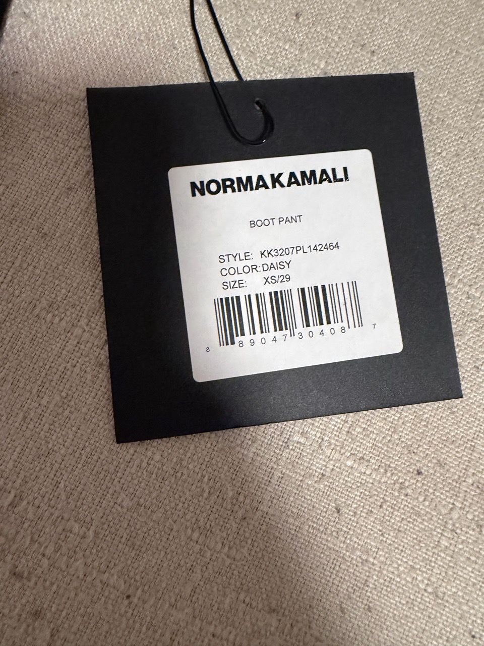 Norma Kamali - Black Daisy Print Flare Pants with Tags - photo 3