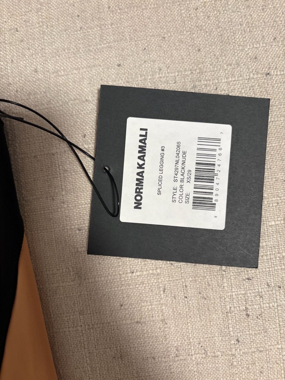 Norma Kamali - High-Waist Color Block Leggings with Tags - photo 2