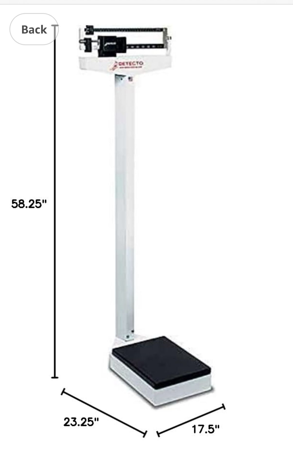Detecto Physicians And Fitness Calibrated Scale - photo 5