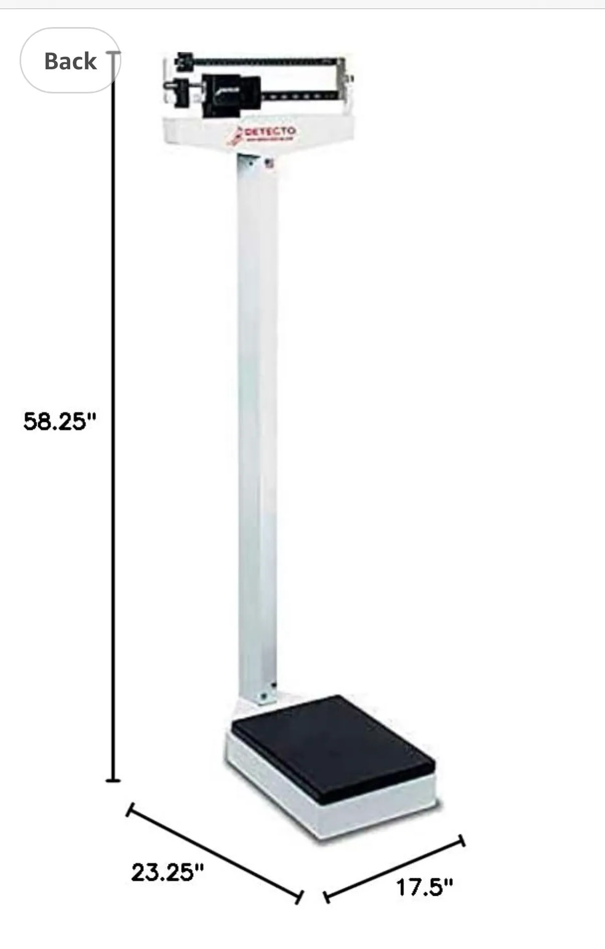 Detecto Physicians And Fitness Calibrated Scale image indicator(5)