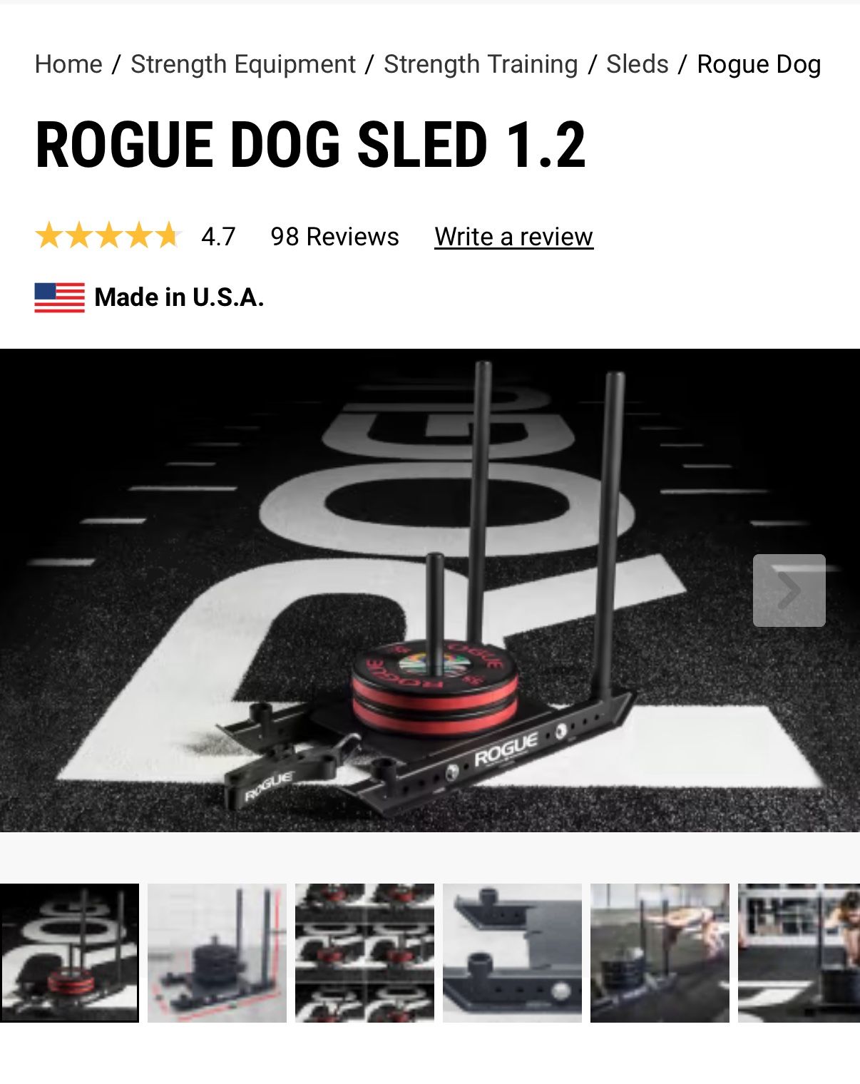 Rogue Fitness Dog Sled - photo 2