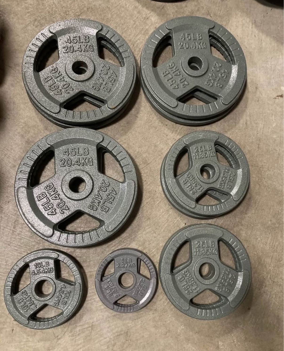 Steel Olympic Weight Plates 🔥 please Read Description🔥 - photo 2