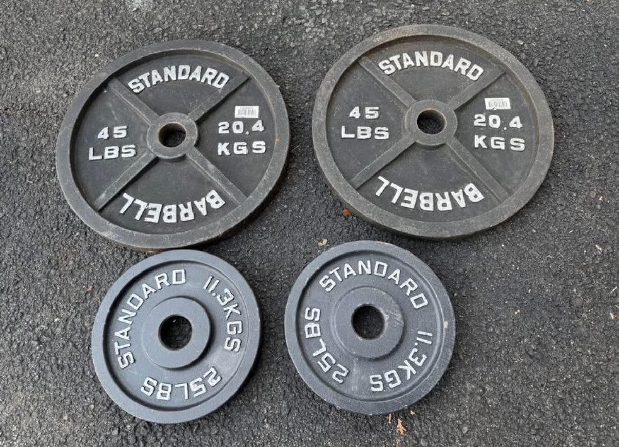 Steel Olympic Weight Plates 🔥 please Read Description🔥 - photo 4