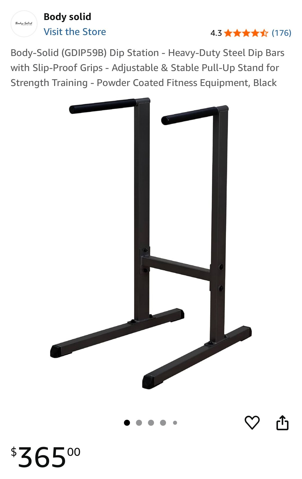Body Solid Dip Station - photo 2