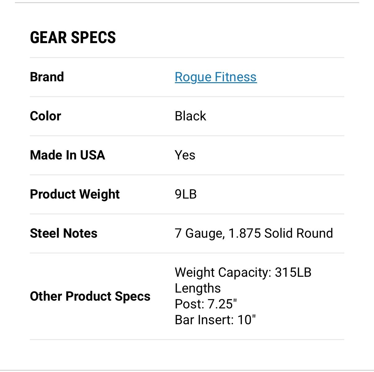 Rogue Fitness Olympic Barbell Landmine Post - photo 5