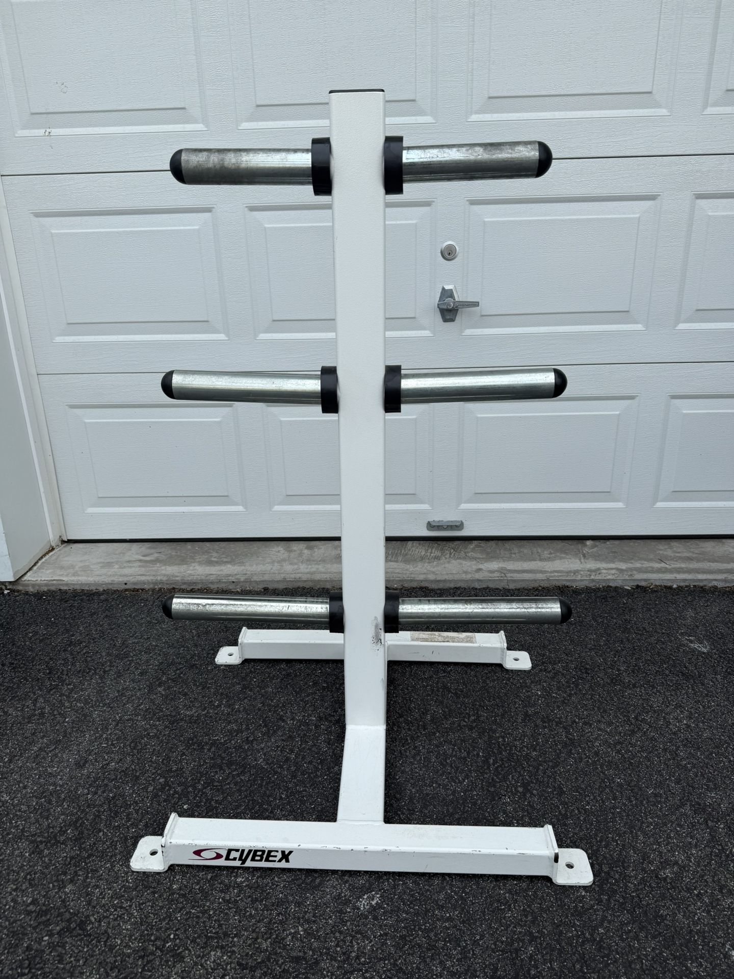 Cybex Commercial Olympic Weight Plate Storage Tree