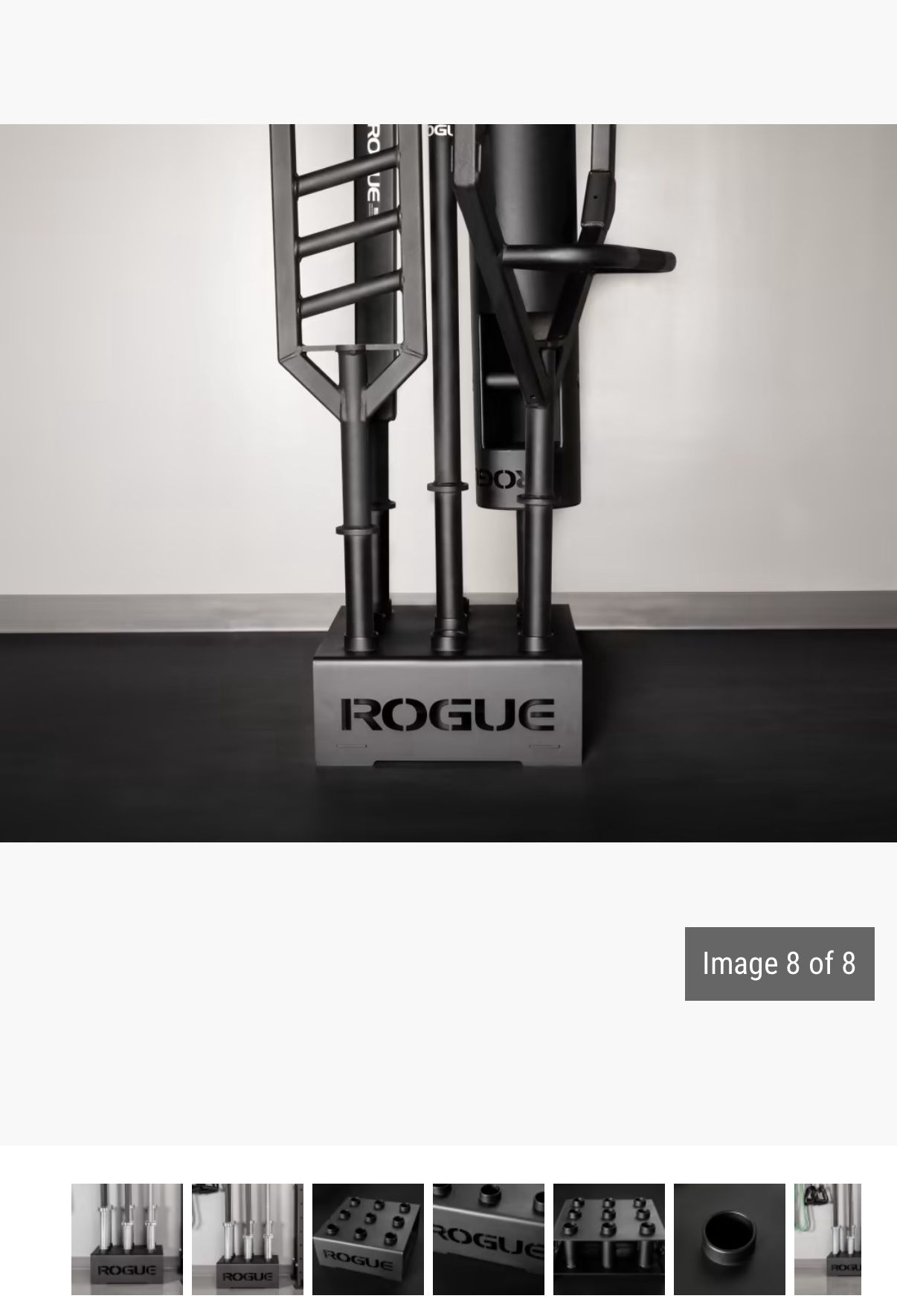 Rogue Fitness 9 Olympic Barbell Storage Holder - photo 5