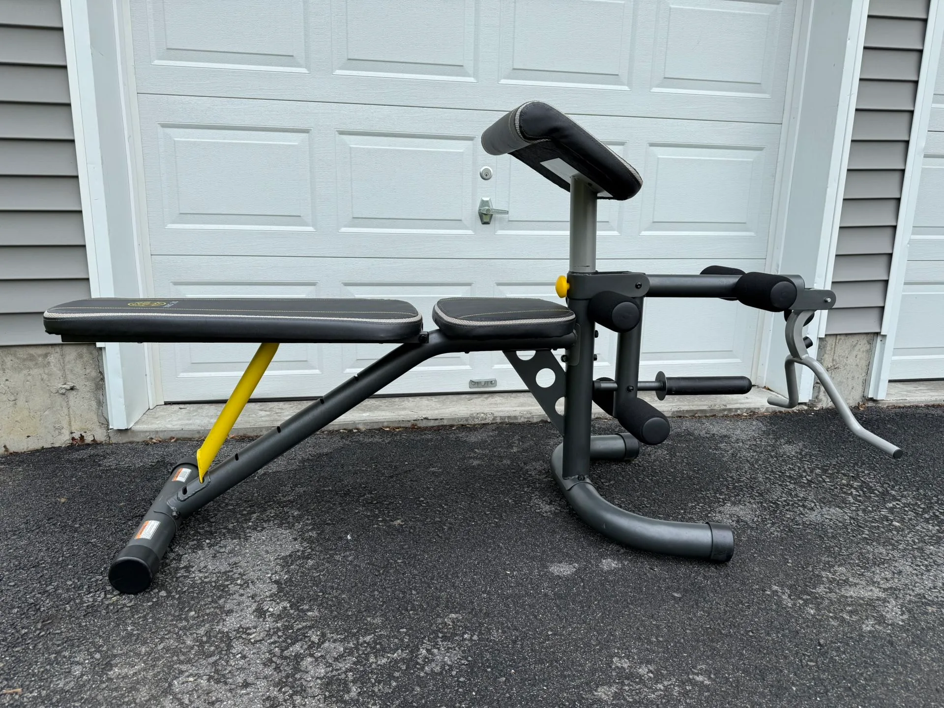 Adjustable Weight Bench FID With Leg Machine & Preacher Curl GYM image indicator(3)