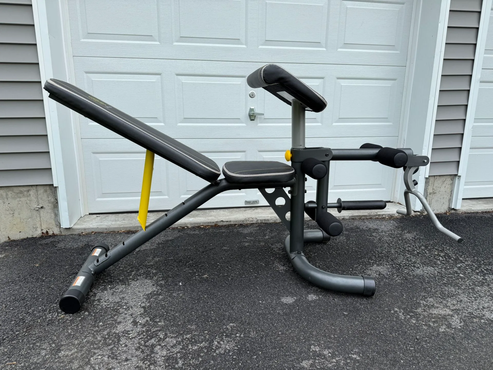 Adjustable Weight Bench FID With Leg Machine & Preacher Curl GYM image indicator(4)