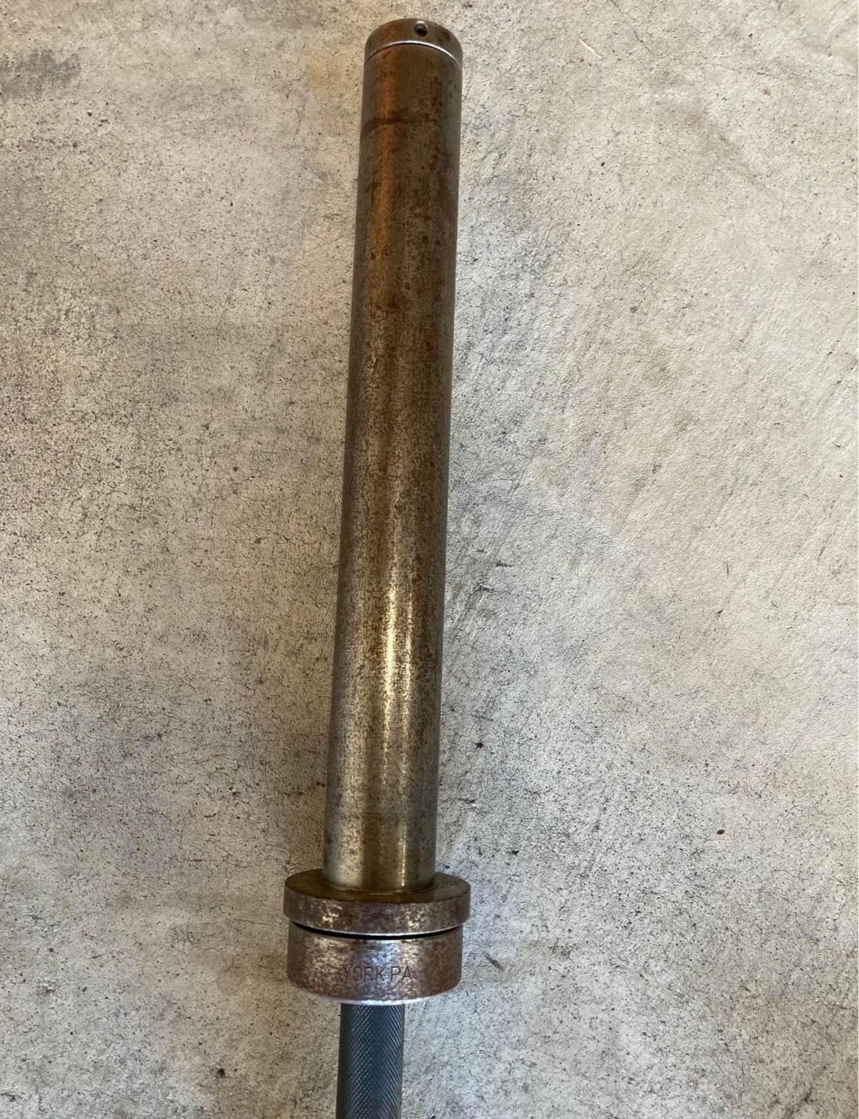 Vintage York Olympic Barbell - photo 5