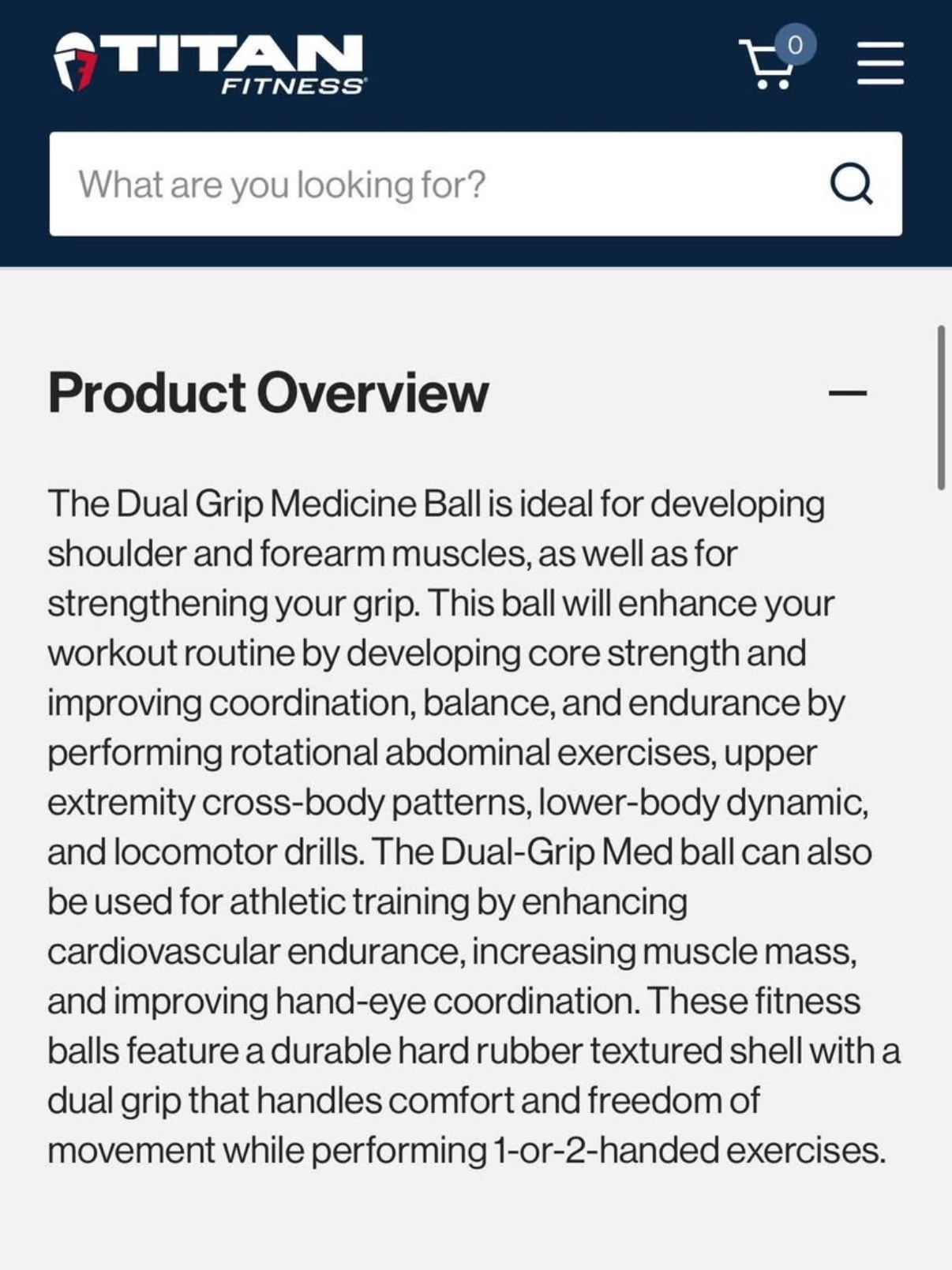 Titan Fitness 10 Pound Dual Grip Medicine Ball - photo 3